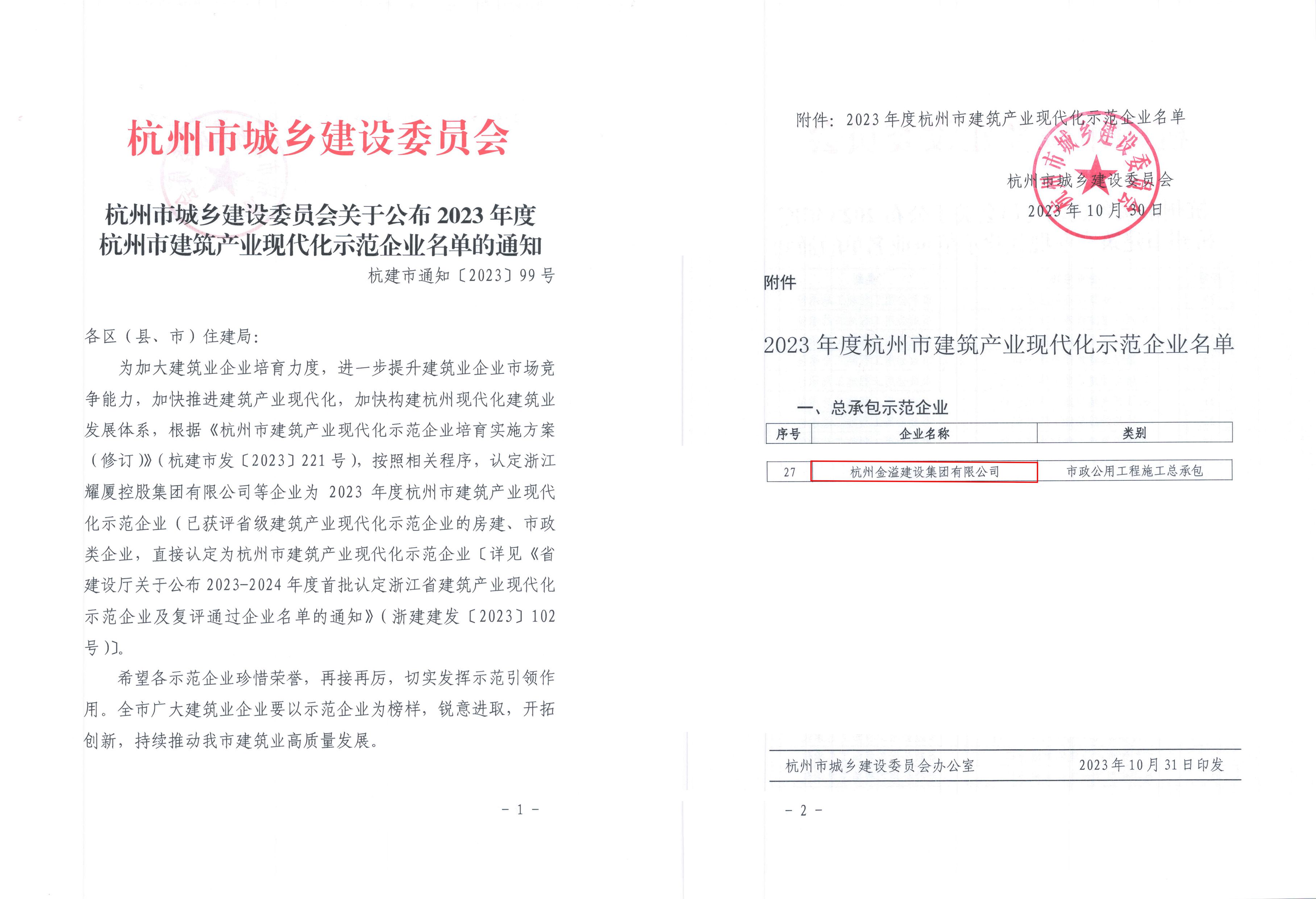 市建筑現代化企業